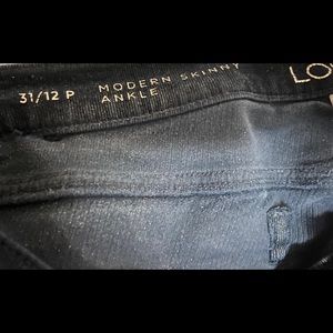 In Search of!! Loft Modern Skinny Corduroy 31 / 12P Ankle ZIP ISO